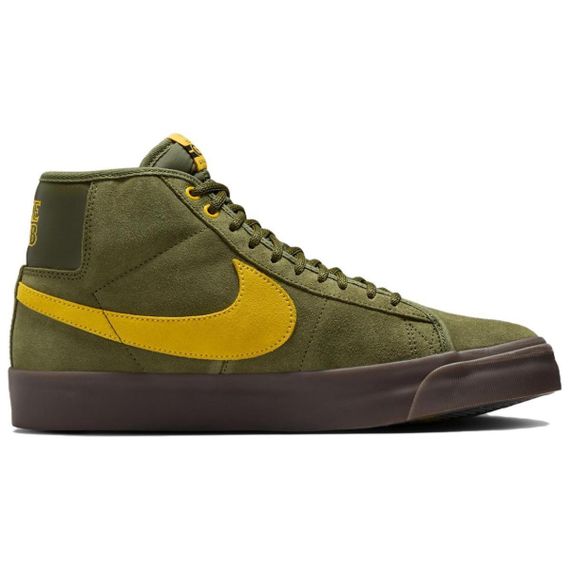 NIKE SB Zoom Blazer Кроссовки для скейтбординга MID Топ Зеленый Унисекс