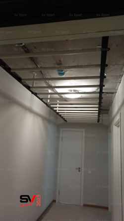 Монтаж спортивного комплекса Sv Sport П в бетонные, кирпичные стены