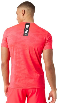 Мужская теннисная футболка Björn Borg Performance - Розовый