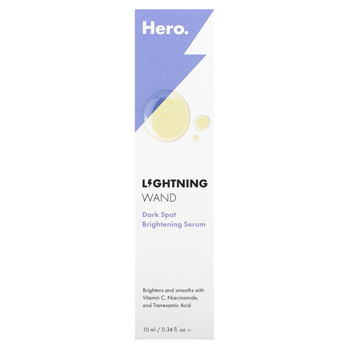 Hero Cosmetics, Lightning Wand, сыворотка для осветления темных пятен, 10 мл (0,34 жидк. унц.)