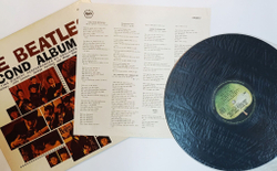 Винтажная виниловая пластинка LP The Beatles' Second Album (Japan 1973) (No Obi)