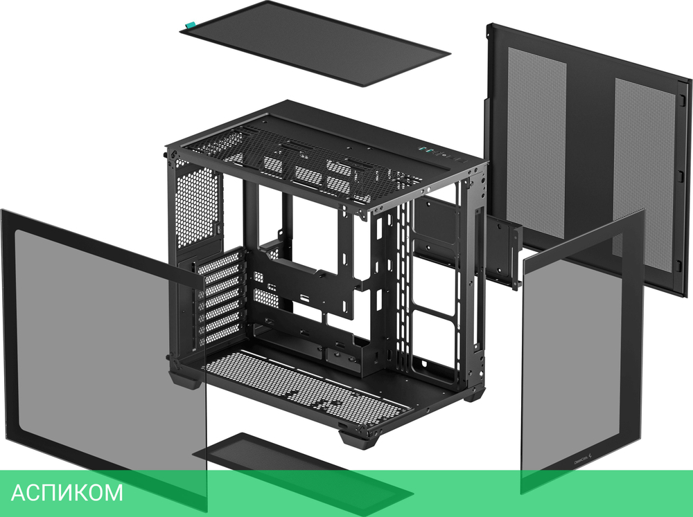 Корпус DeepCool CG530 без БП Black (R-CG530-BKNDA0-G-1)
