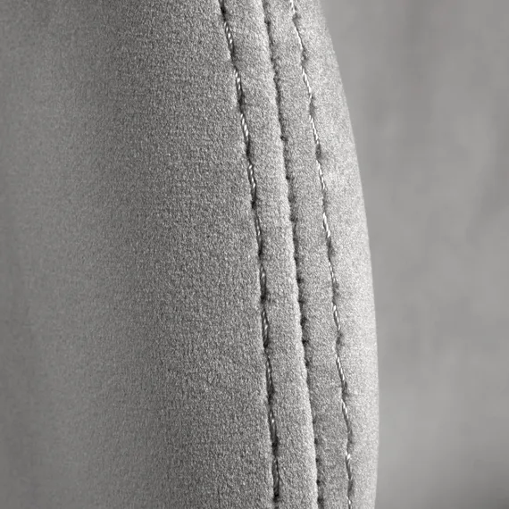 Стул Elle серый с золотыми ножками