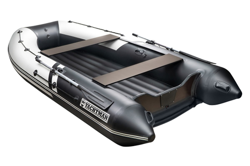 YACHTMAN-360 НДНД (Яхтман) белый-черный (лодка ПВХ нднд под мотор с усилением)
