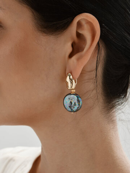 91004061 Серьги Selena Pearls