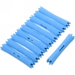 Бигуди пластмассовые-коклюшки 10шт «Styling», микс 6 цветов, d=1,6см (прозрачный пакет с подвесом), без резинки