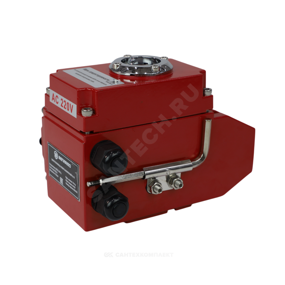 Электропривод четвертьоборотный QB-600 F07/F10/F12 22х22/17х17 квадрат 220В IP67 Benarmo