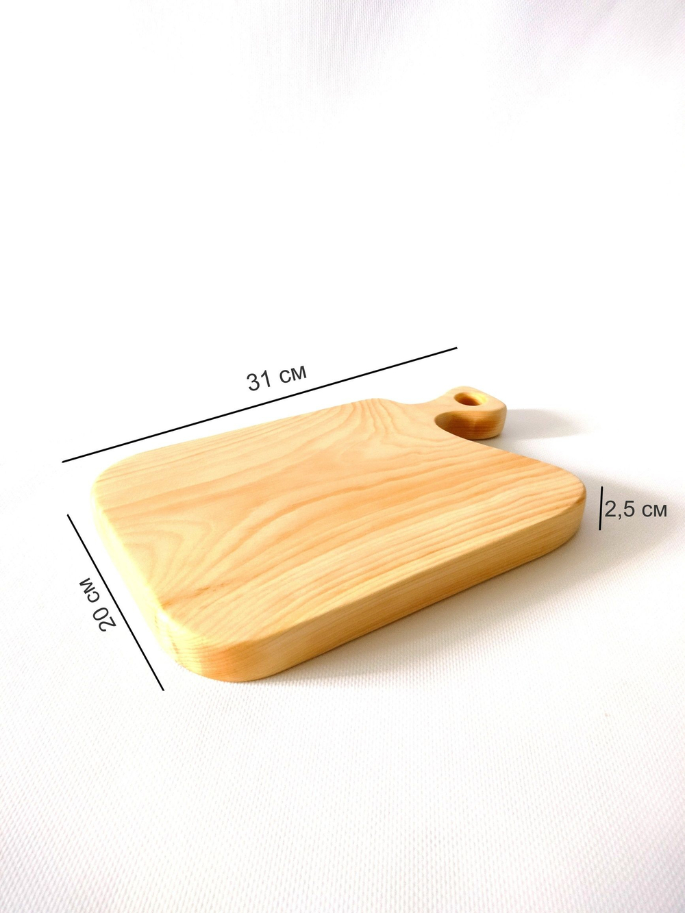 Доска разделочная из дерева сервировочная