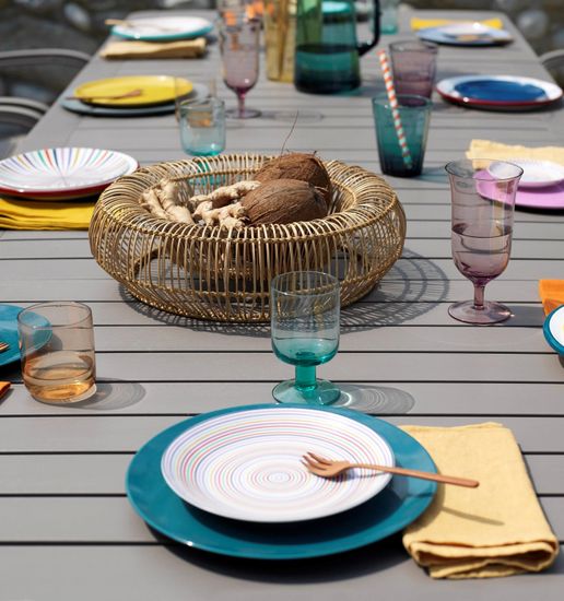 Стол пластиковый раздвижной Alloro 140 Extensible цвет тортора Nardi Италия