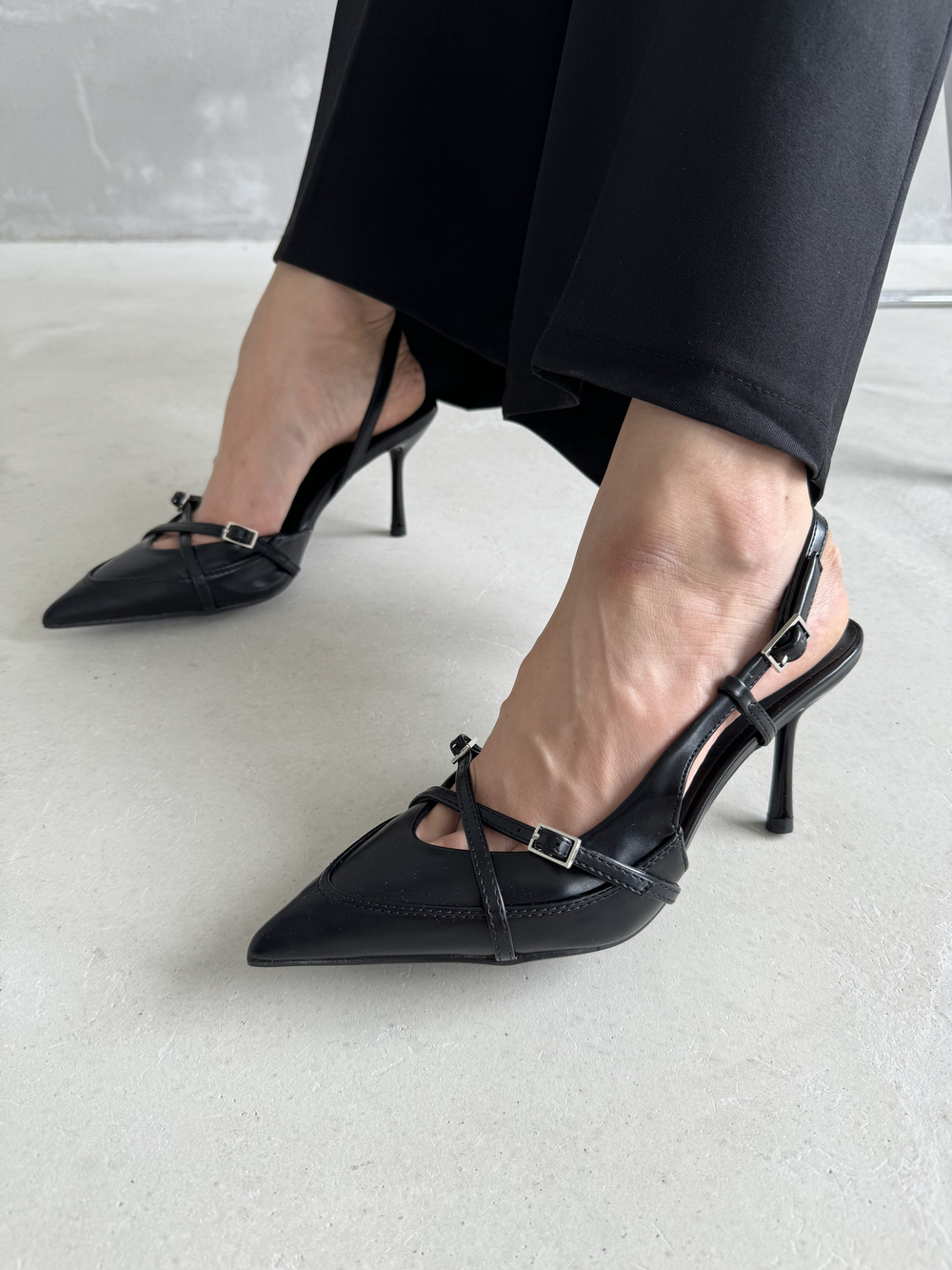 Туфли черные Zara