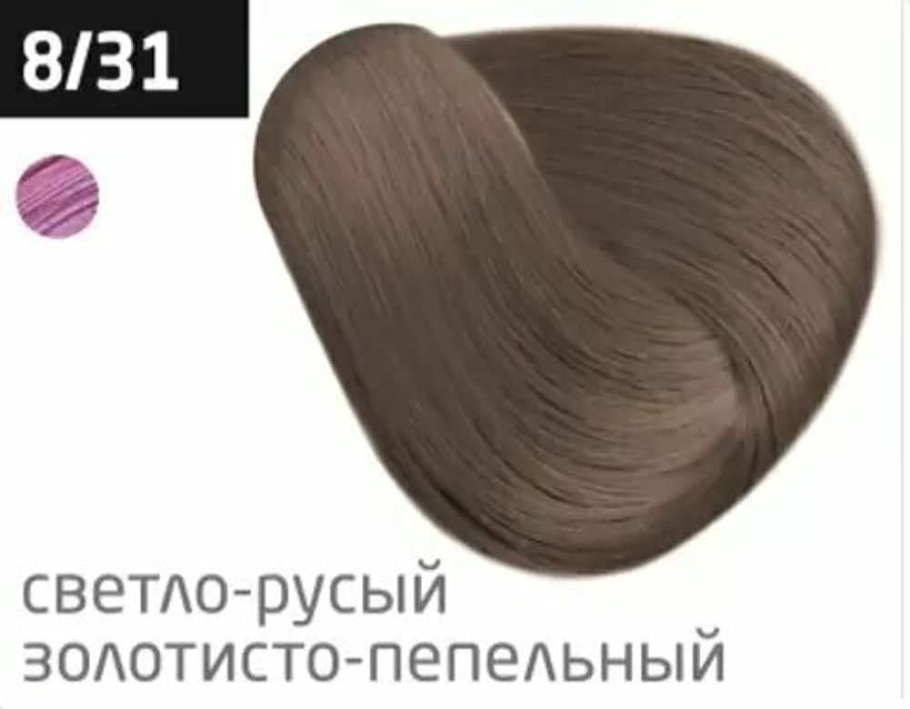 OLLIN PERFORMANCE 8/31 светло-русый золотисто-пепельный 60мл Перманентная крем-краска для волос