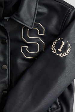 H&M Куртка-бомбер, темно-синий