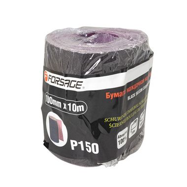 Бумага наждачная на тканевой основе 100ммх10м в рулоне (P150) Forsage F-FB4150C