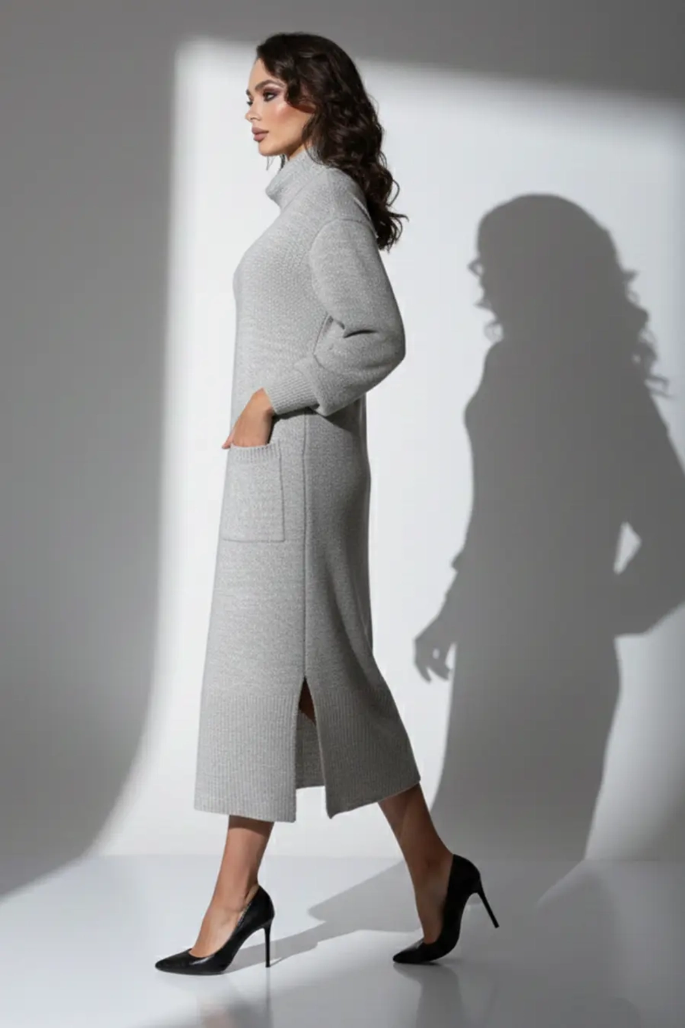 Платье Д 3434/cв.серый