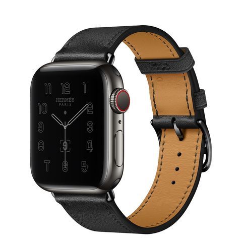 Умные часы Apple Watch Hermès Series 6 GPS + Cellular 44mm Space Black Stainless Steel Case with Single Tour (Noir)