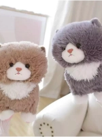 Мягкая игрушка кот пушистый 35 см