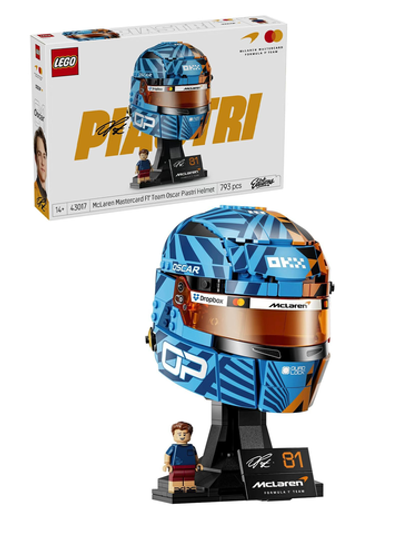 Конструктор лего Editions Шлем Оскара Пиастри 43017 LEGO McLaren Mastercard F1 Team Oscar Piastri Helmet 793 детали 14+