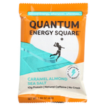 Quantum Energy Square, морская соль с карамелью и миндалем, 8 шт., 48 г (1,69 унции) каждый