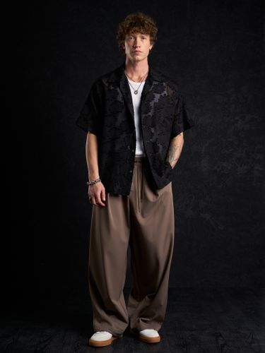 Черная рубашка с коротким рукавом 2s1 studio