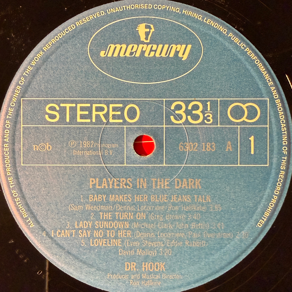 Dr. Hook ‎– Players In The Dark (Скандинавия 1982г.)Т