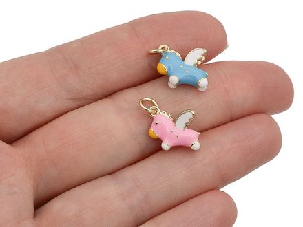 Подвеска "Пони" 14.5мм, эмаль