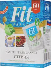 Fit Parad сахарозаменитель №14 стевия, саше порошок 100 шт
