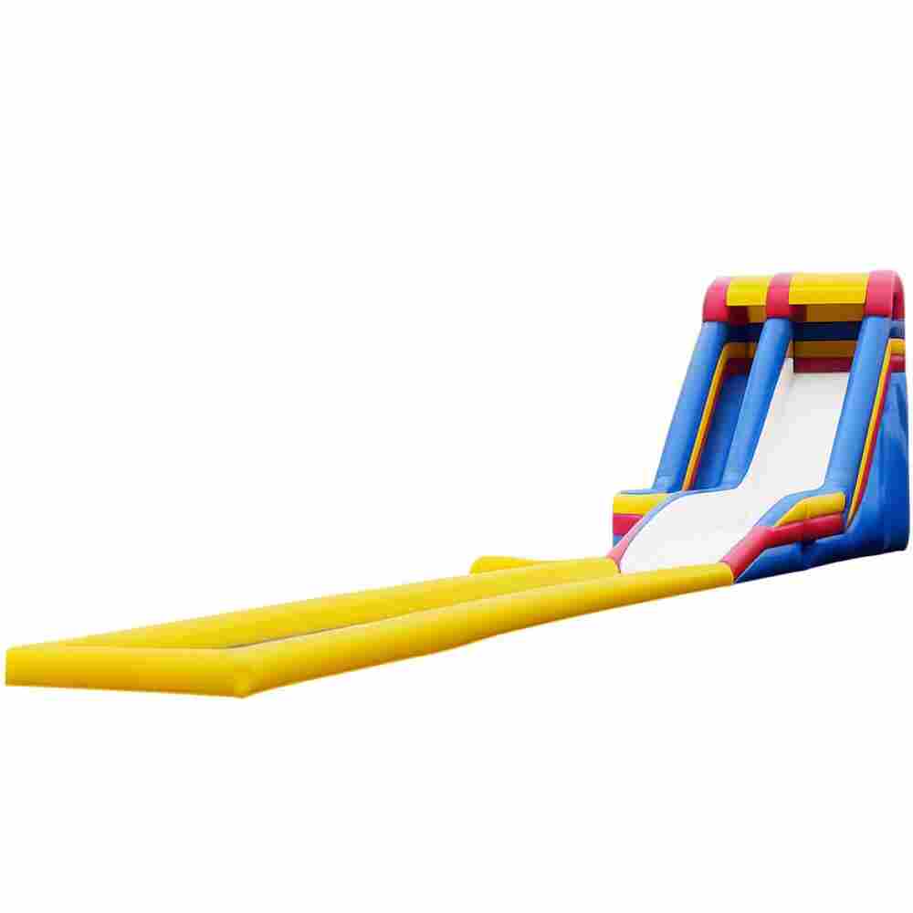 Надувная водная горка с бассейном «Улетные спуски»,15*4,5*6 м