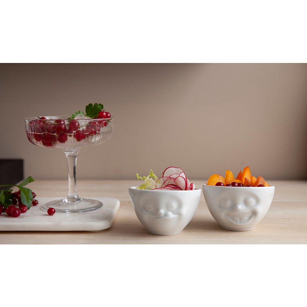 Набор чаш Laughing & Tasty, 100 мл, белый, 2 шт.