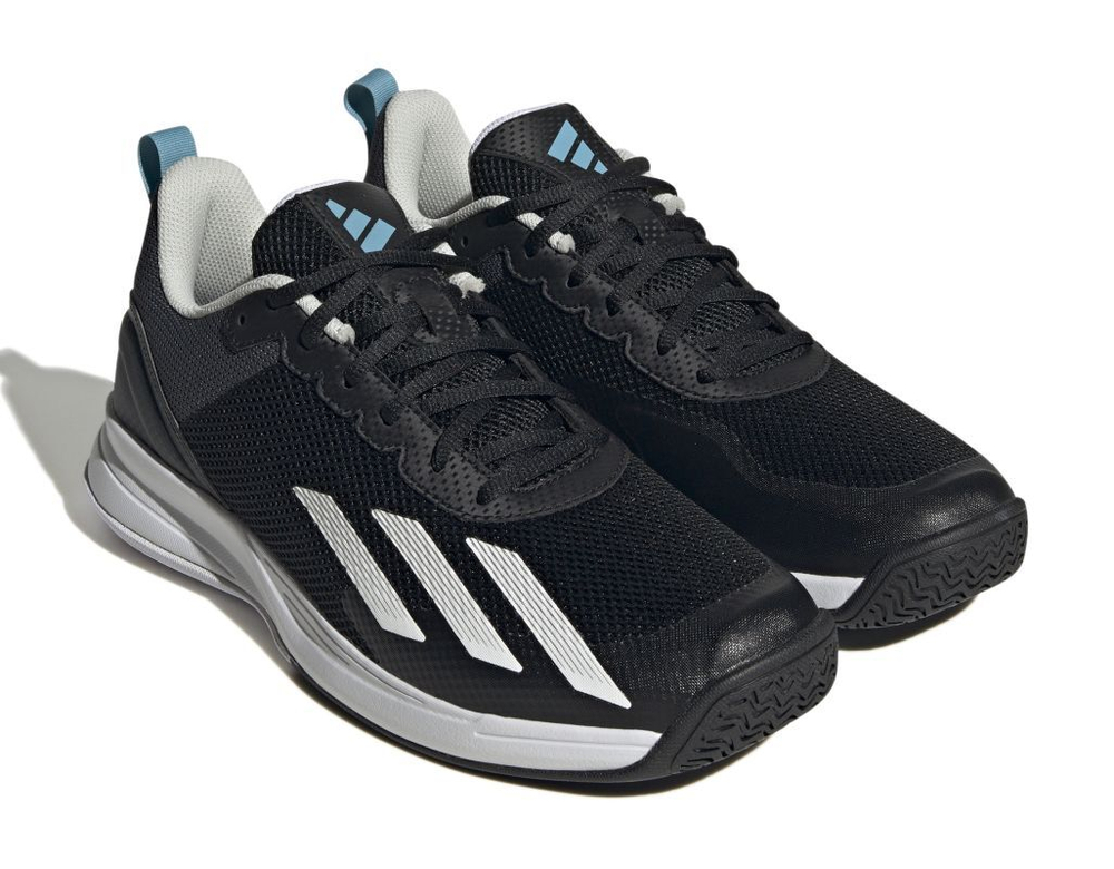Мужские кроссовки теннисные Adidas Court Flash Speed - белый, черный