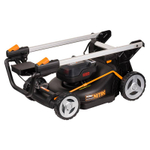 Газонокосилка аккумуляторная бесщеточная WORX WG748E, 40 В, 46 см, 4 Ач х2, ЗУ 2А х2, коробка