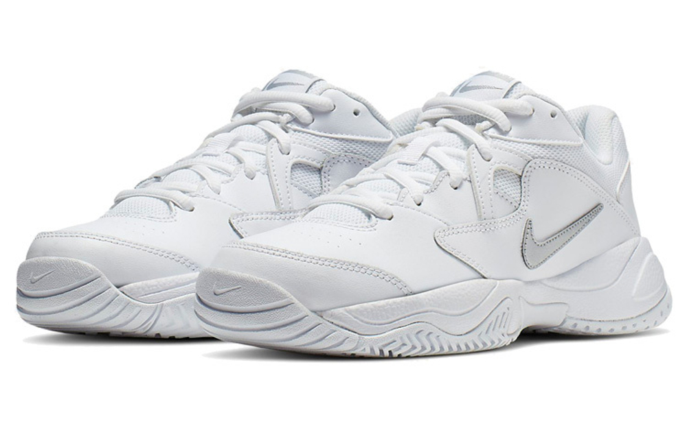 Nike Court Lite 2 Damping Wear Low Help Tennis Shoes Women's White