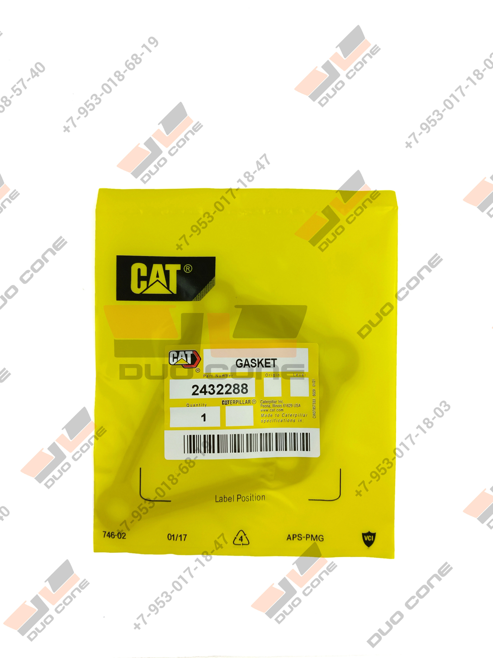Прокладка GASKET 2432288 Caterpillar