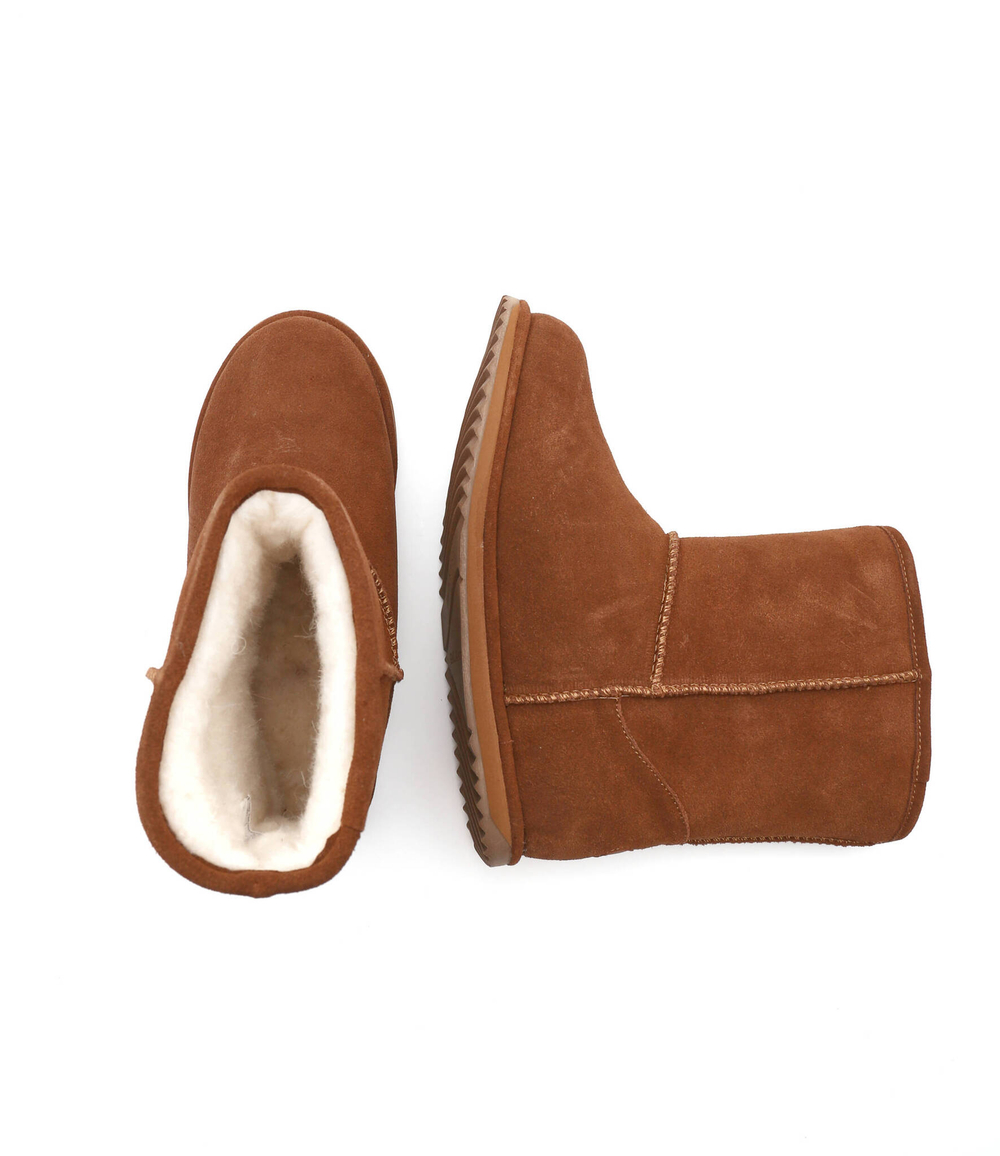 Кожаные угги brumby lo EMU Australia - коричневый(T10773)