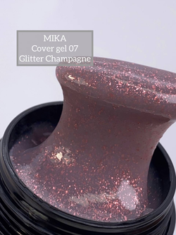 Гель-камуфляж MIKA Glitter Champagne №07