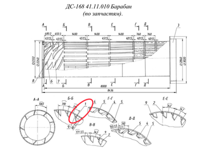 ДС-168 41.11.020 Лопасть