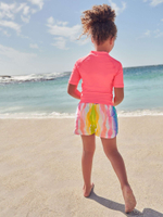 Рашгард с коротким рукавом для девочки Next N16-678, Розовый