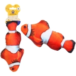 Игрушка для кошек мягкая реалистичная «Рыбка Клоун», 20см/17гр (лейбл)