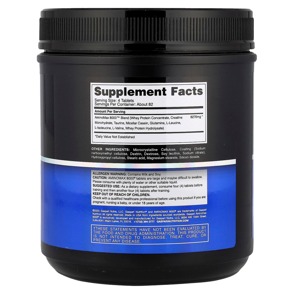 Gaspari Nutrition, AminoMax 8000®, 325 таблеток