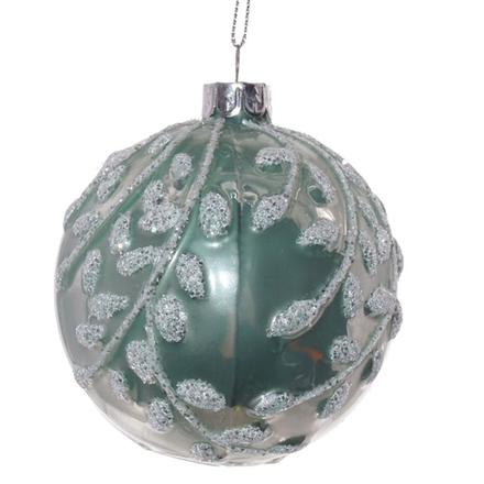 GAEM Украшение новогоднее Шар "Алмазные ветки" , D 8 см, L8 W8 H8 см