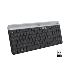 Клавиатура Logitech K580 черный/серый USB беспроводная BT/Radio 920-009275