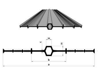 Внутренняя гидрошпонка LITAPROOF для деформационных швов тип IE 200/20