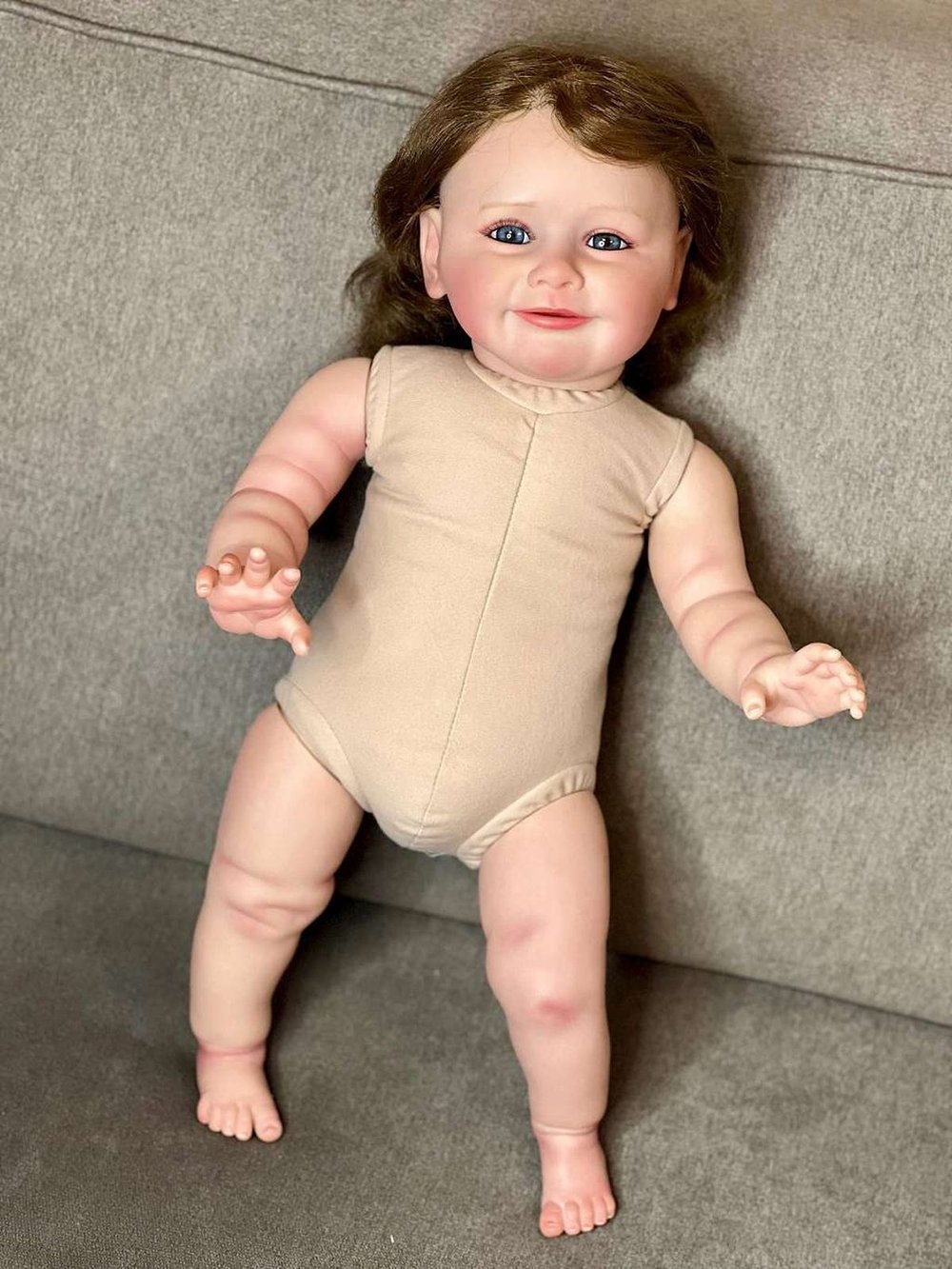 Кукла Реборн мягконабивная 52см в пакете (FA-616A)