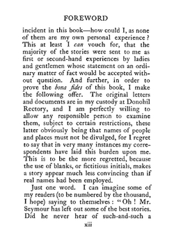 True Irish ghost stories | St John D. Seymour
