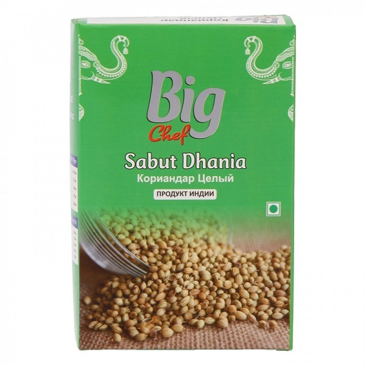 Специя Big Chef Кориандр цельный Sabut Dhania 60 г
