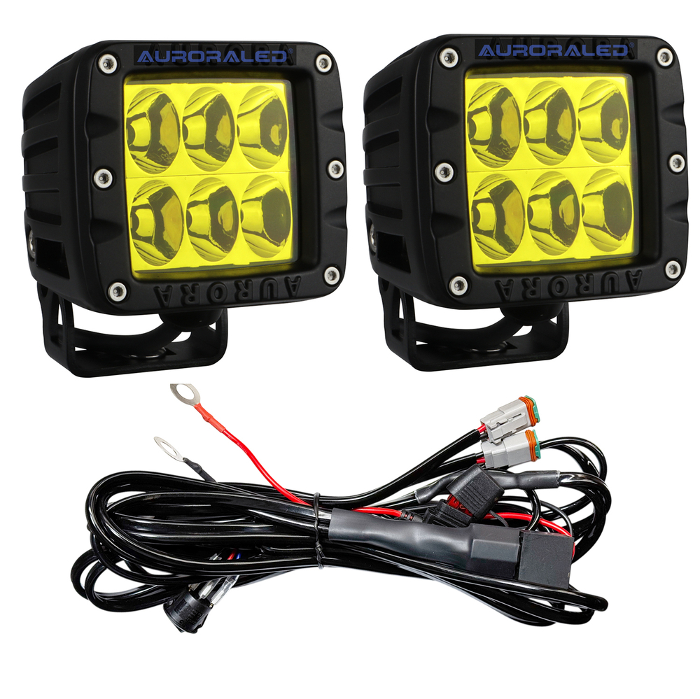 Фара Aurora 2" водительского желтого света ALO-T-2-D1J