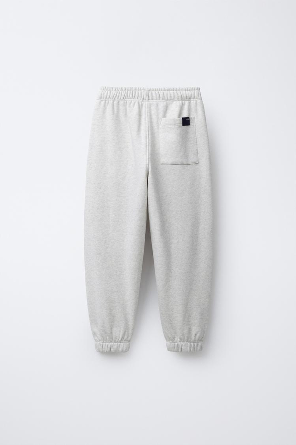 ZARA КОМПЛЕКТ ИЗ ТОЛСТОВКИ И БРЮК-ДЖОГГЕРОВ С ВЫШИВКОЙ, СЕРЫЙ МЕЛАНЖ