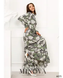 Платье 8636Н-зеленый Minova