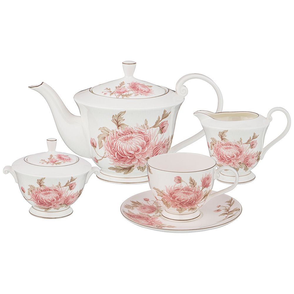 ЧАЙНЫЙ СЕРВИЗ LEFARD "АСТРА" НА 6 ПЕР. 15 ПР. 950/350/250/250 МЛ (КОР=2НАБ.)