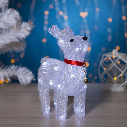 Фигура акрил. "Олененок на батарейках" 18х8х25 см,(АА*2 шт.не в компл.), 20 LED
