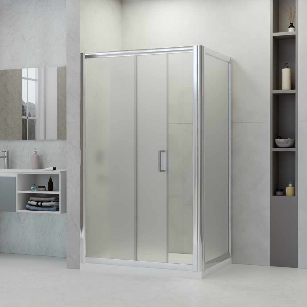 Душевой уголок RGW PA-045 (Матовое-Сатинат, 1000x900)